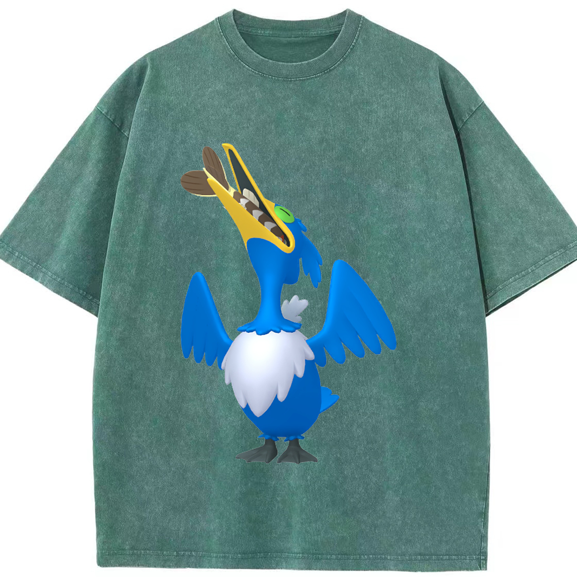 （画像用） ポケットモンスター Pokémon 綿100% ヴィンテージ風 半袖Tシャツ（フロントプリント）